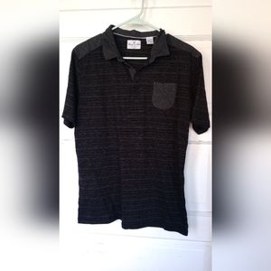 Thread & Cloth Striped Short Sleeve Polo Shirt.